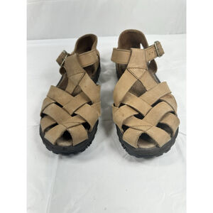 Teva leather cross fisherman Sandals Hiking Sports Size 7.5